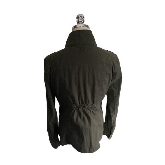 Prana Utility Jacket Women's Size Medium Green Cotton Blend Zip - Picture 2 of 8